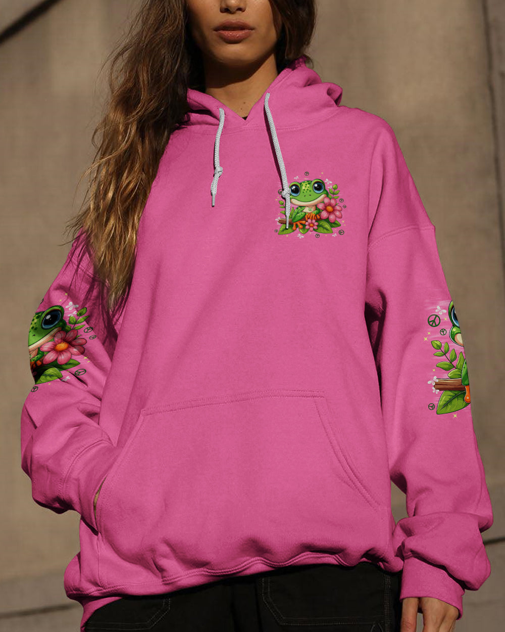 BE YOU THE WORLD WILL ADJUST FROG ALL OVER PRINT - TYPQ1912251
