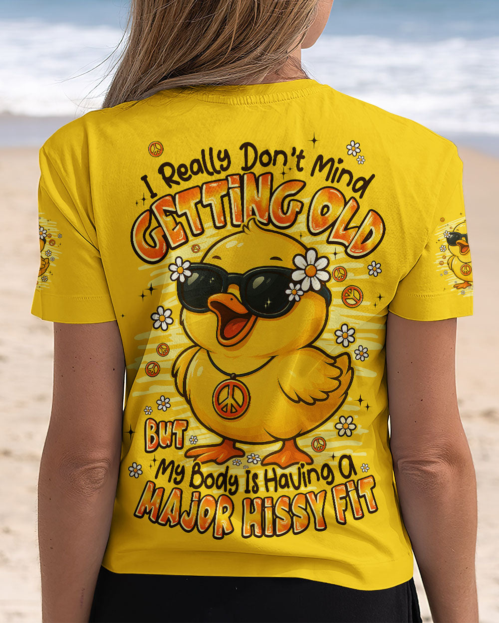 I REALLY DON'T MIND GETTING OLD DUCK ALL OVER PRINT - TYPQ2008252