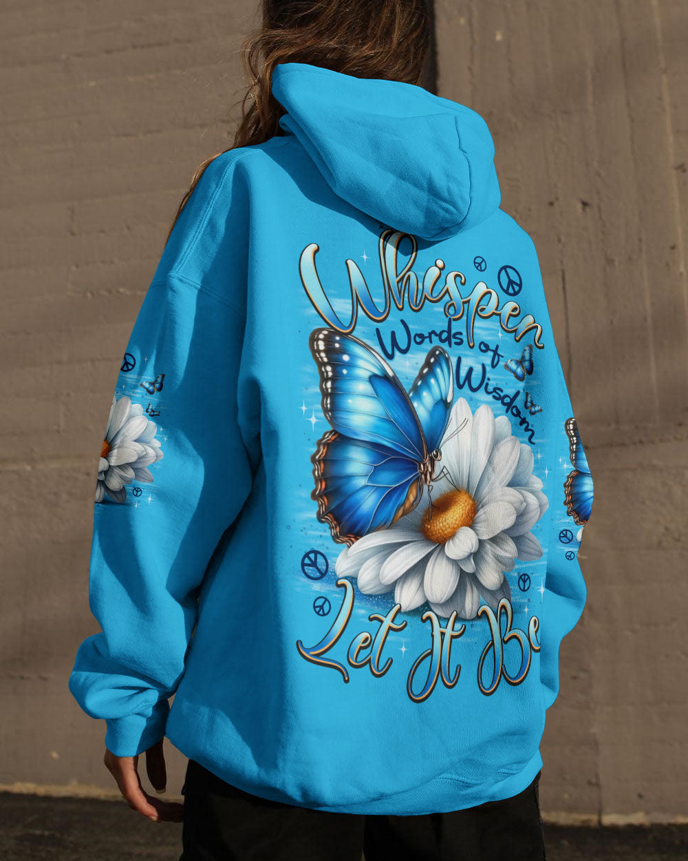WHISPER WORDS OF WISDOM LET IT BE BUTTERFLY ALL OVER PRINT - TYPQ2010252