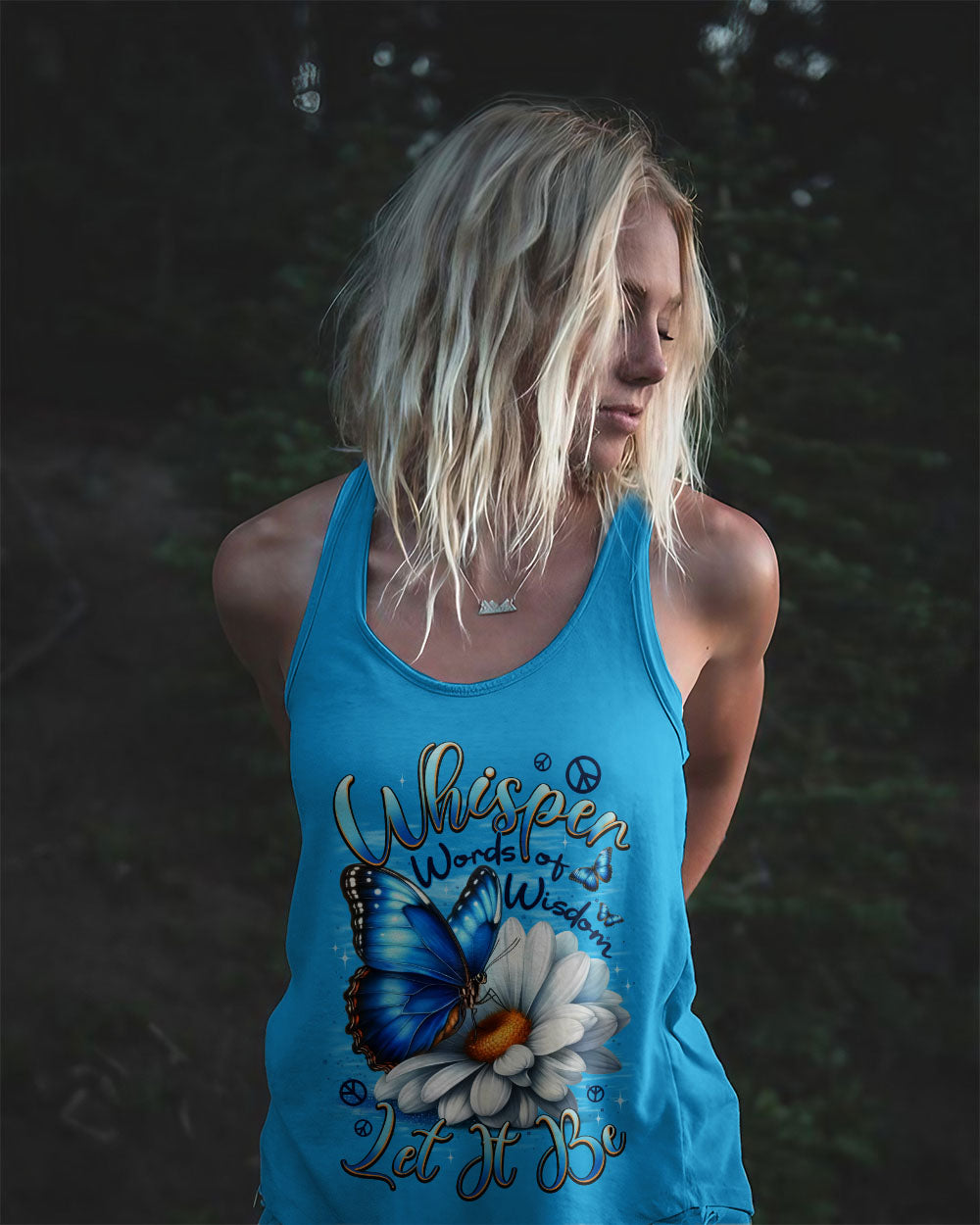 WHISPER WORDS OF WISDOM LET IT BE BUTTERFLY ALL OVER PRINT - TYPQ2010252