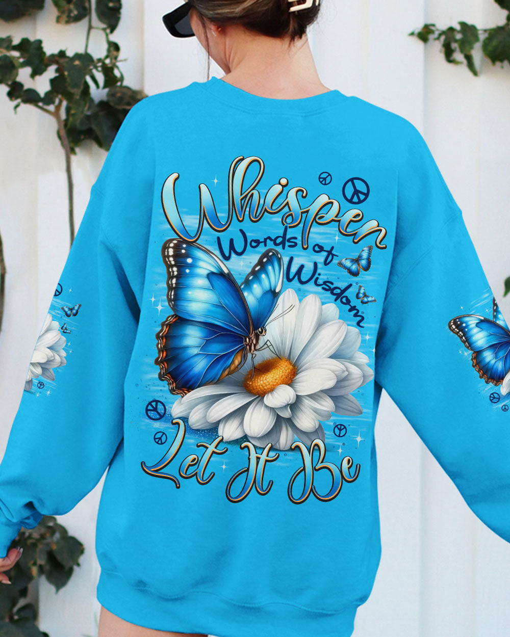 WHISPER WORDS OF WISDOM LET IT BE BUTTERFLY ALL OVER PRINT - TYPQ2010252