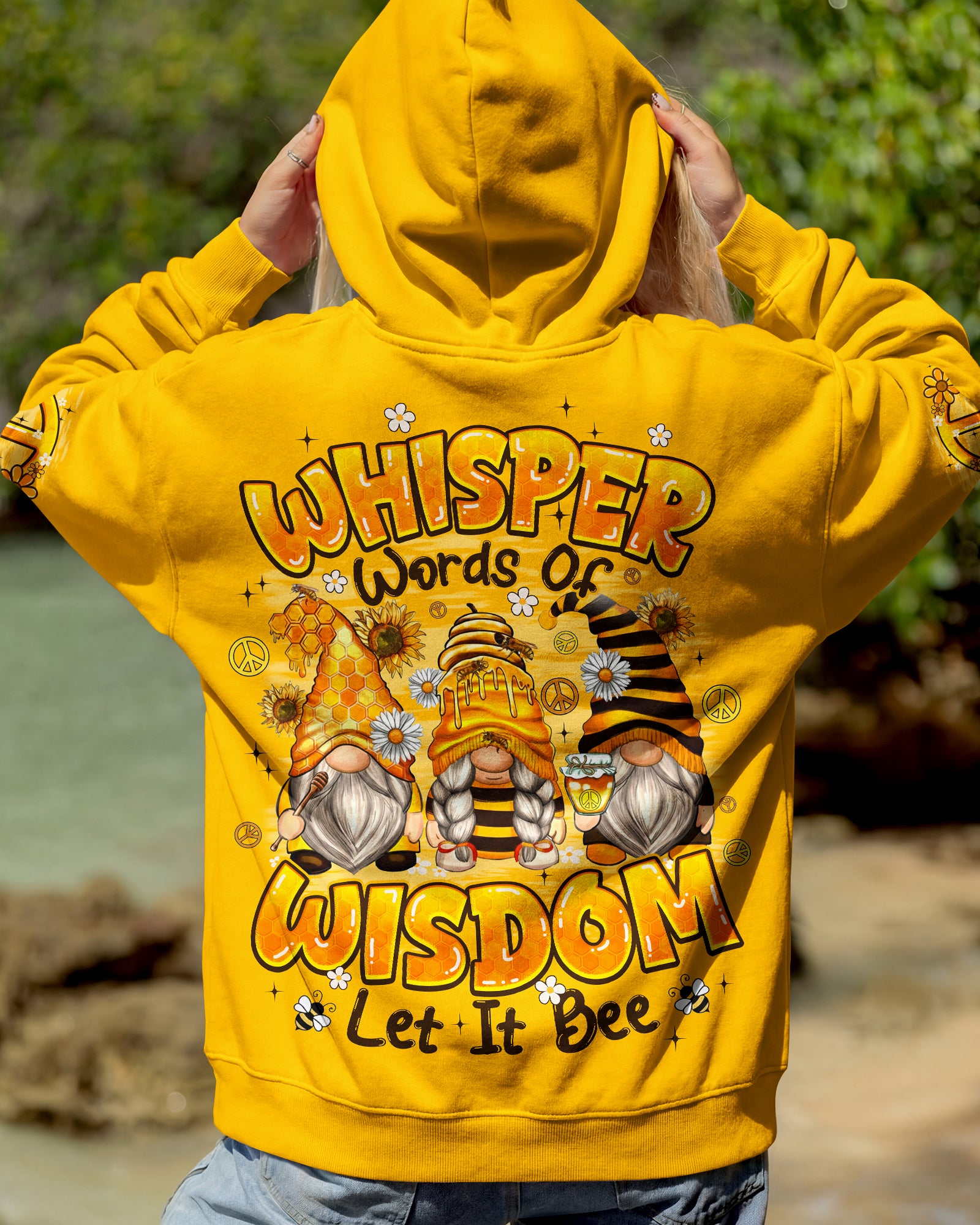 WHISPER WORDS OF WISDOM LET IT BEE GNOMIES ALL OVER PRINT - TYPQ2101261