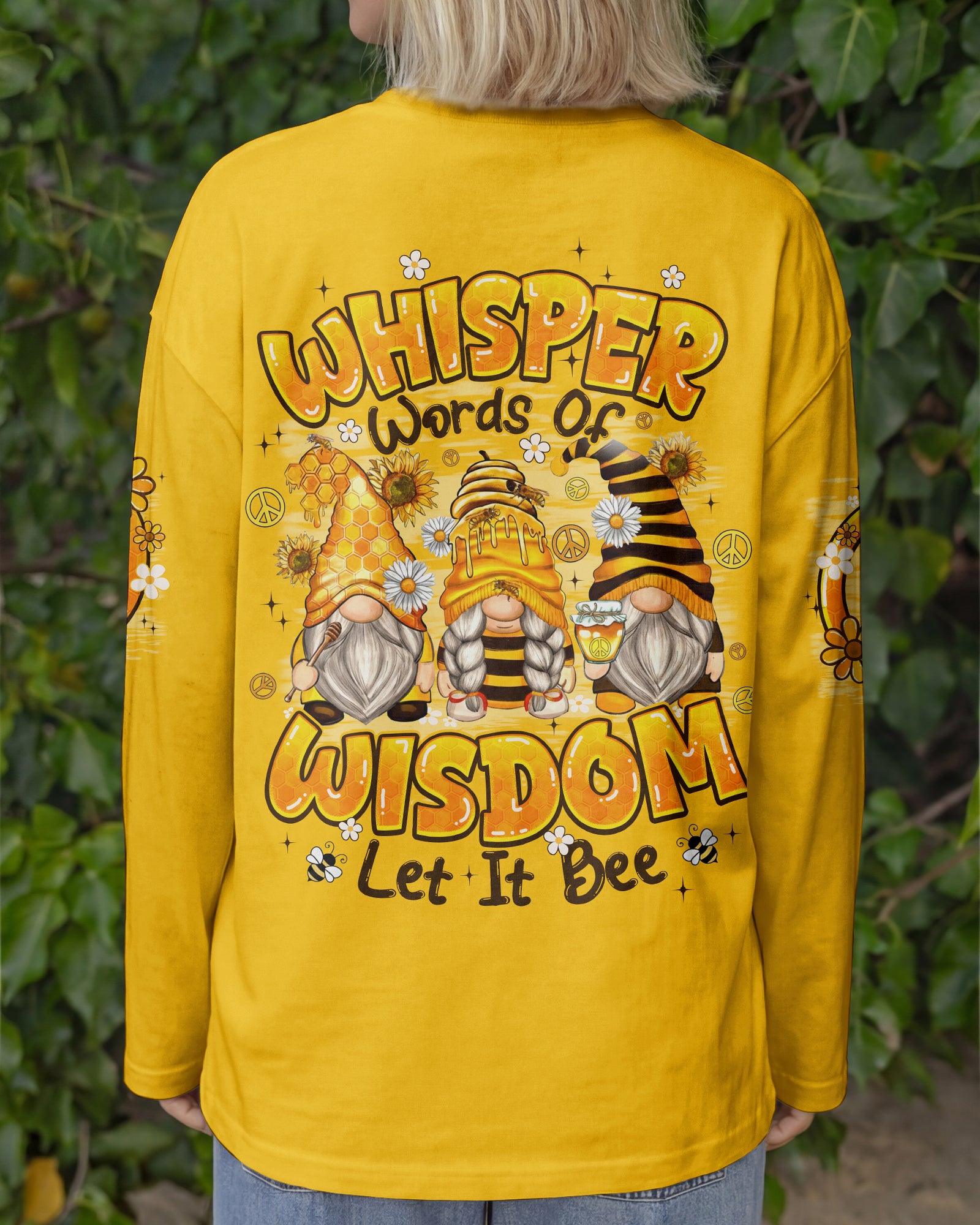 WHISPER WORDS OF WISDOM LET IT BEE GNOMIES ALL OVER PRINT - TYPQ2101261