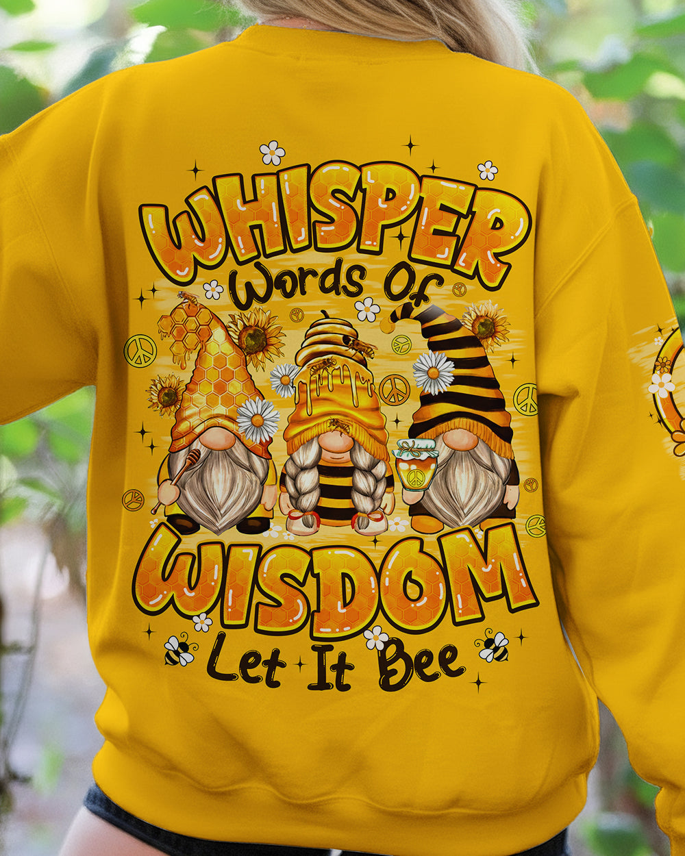 WHISPER WORDS OF WISDOM LET IT BEE GNOMIES ALL OVER PRINT - TYPQ2101261
