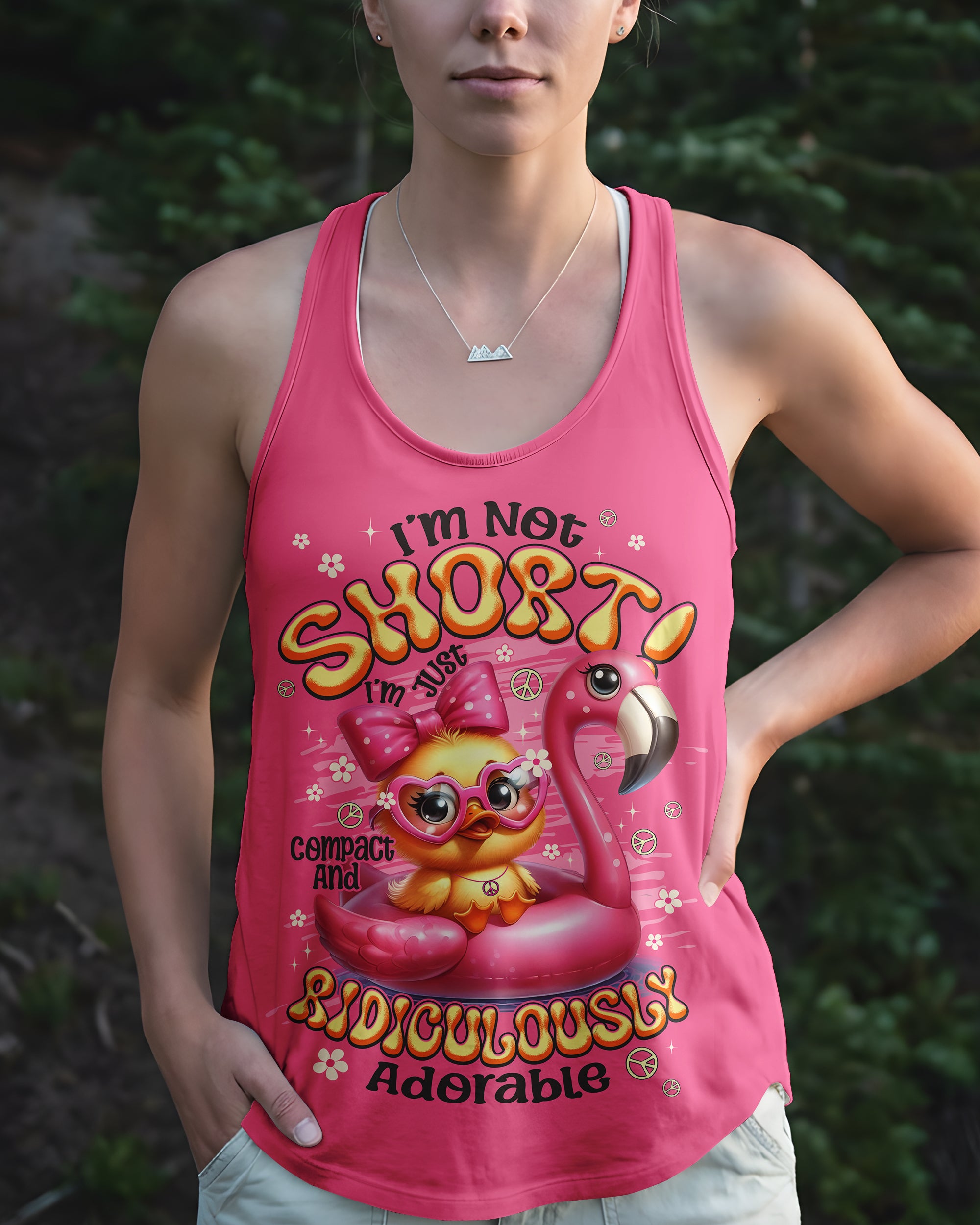 I'M NOT SHORT DUCK ALL OVER PRINT - TYPQ2212251