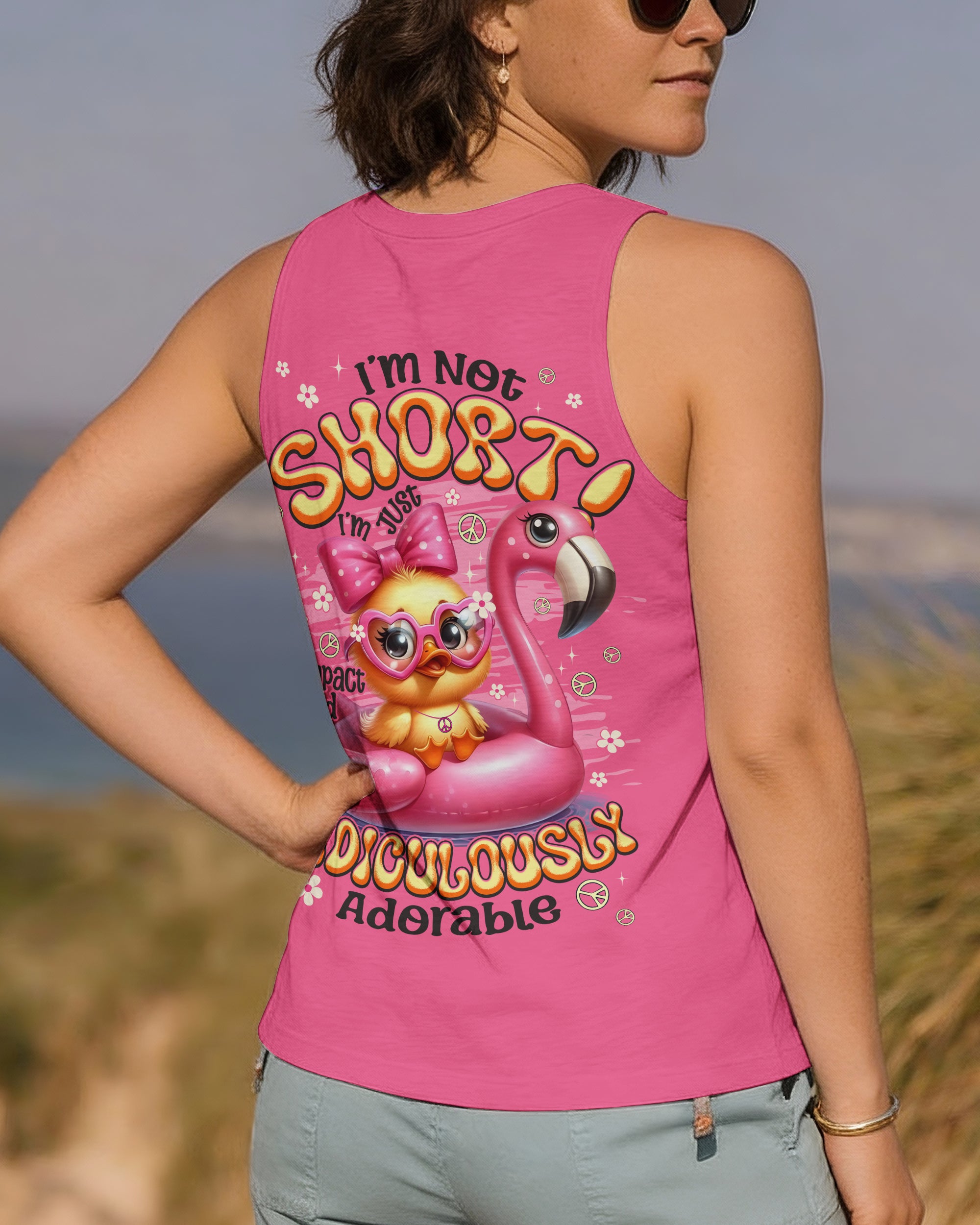 I'M NOT SHORT DUCK ALL OVER PRINT - TYPQ2212251
