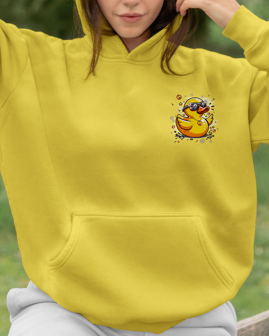 I'M NOT SHORT DUCK ALL OVER PRINT - TYPQ2308252