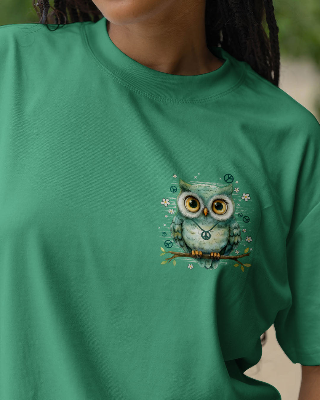 WHISPER WORDS OF WISDOM LET IT BE OWL ALL OVER PRINT - TYPQ2310251