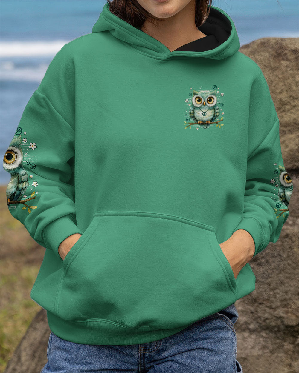 WHISPER WORDS OF WISDOM LET IT BE OWL ALL OVER PRINT - TYPQ2310251