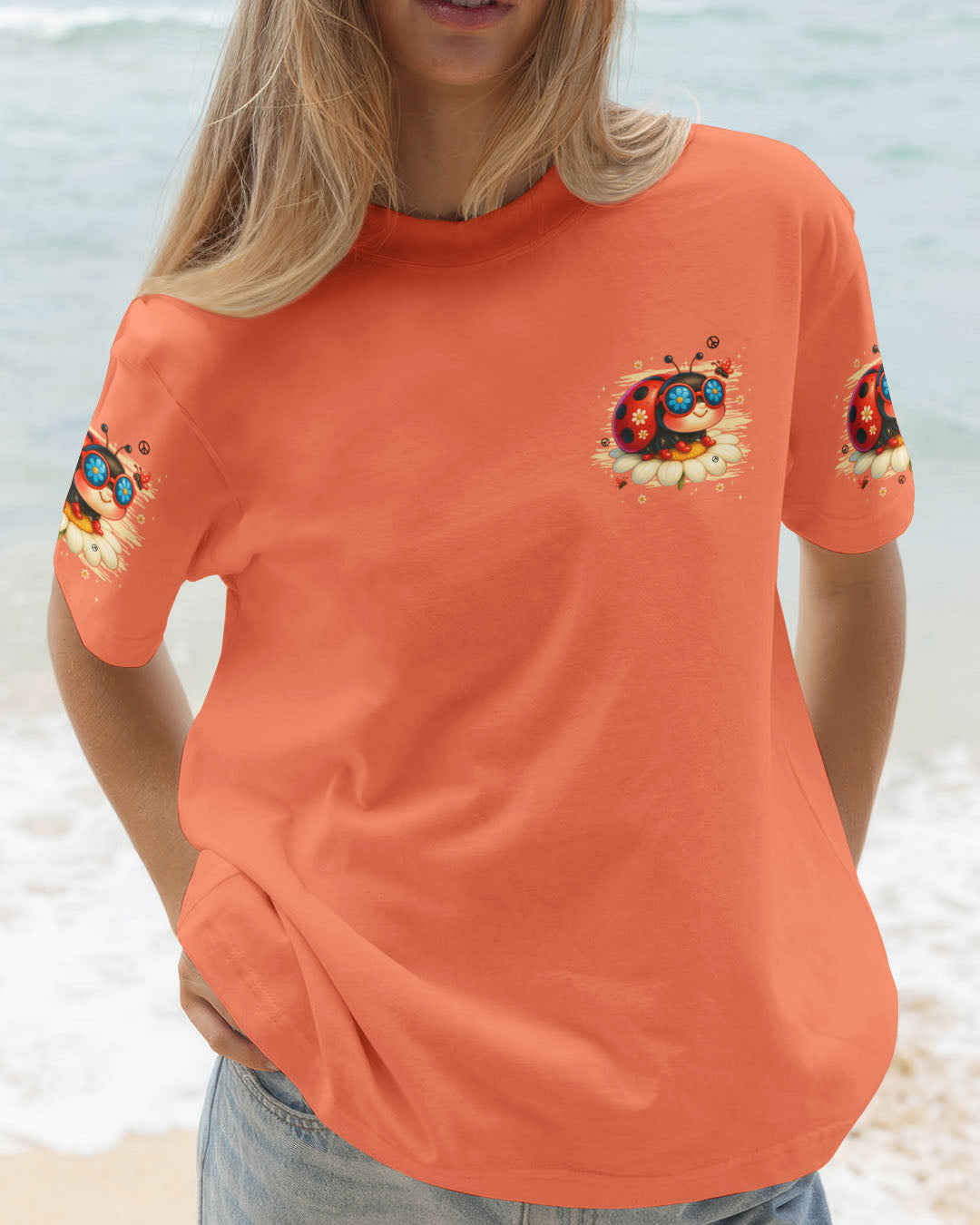 EASILY DISTRACTED BY LADYBUGS ALL OVER PRINT - TYPQ2506252