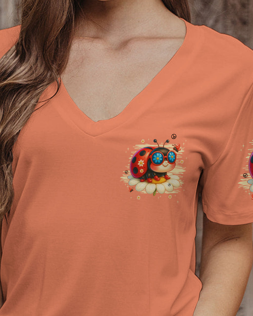 EASILY DISTRACTED BY LADYBUGS ALL OVER PRINT - TYPQ2506252