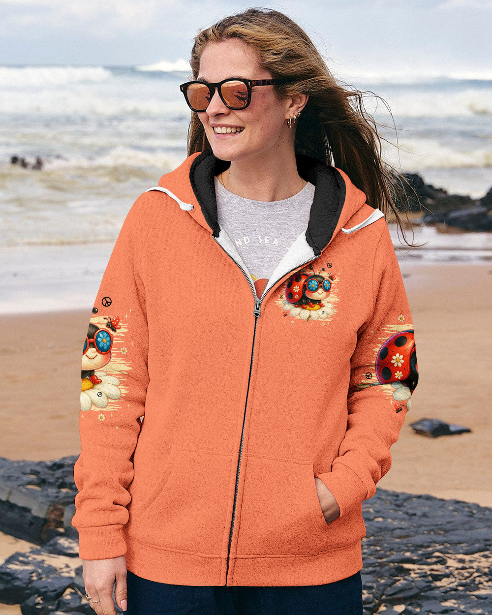EASILY DISTRACTED BY LADYBUGS ALL OVER PRINT - TYPQ2506252