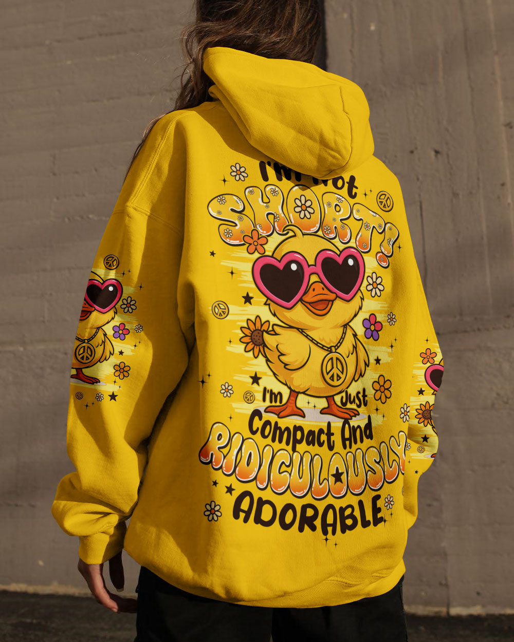 I'M NOT SHORT DUCK HIPPIE ALL OVER PRINT - TYPQ2506254