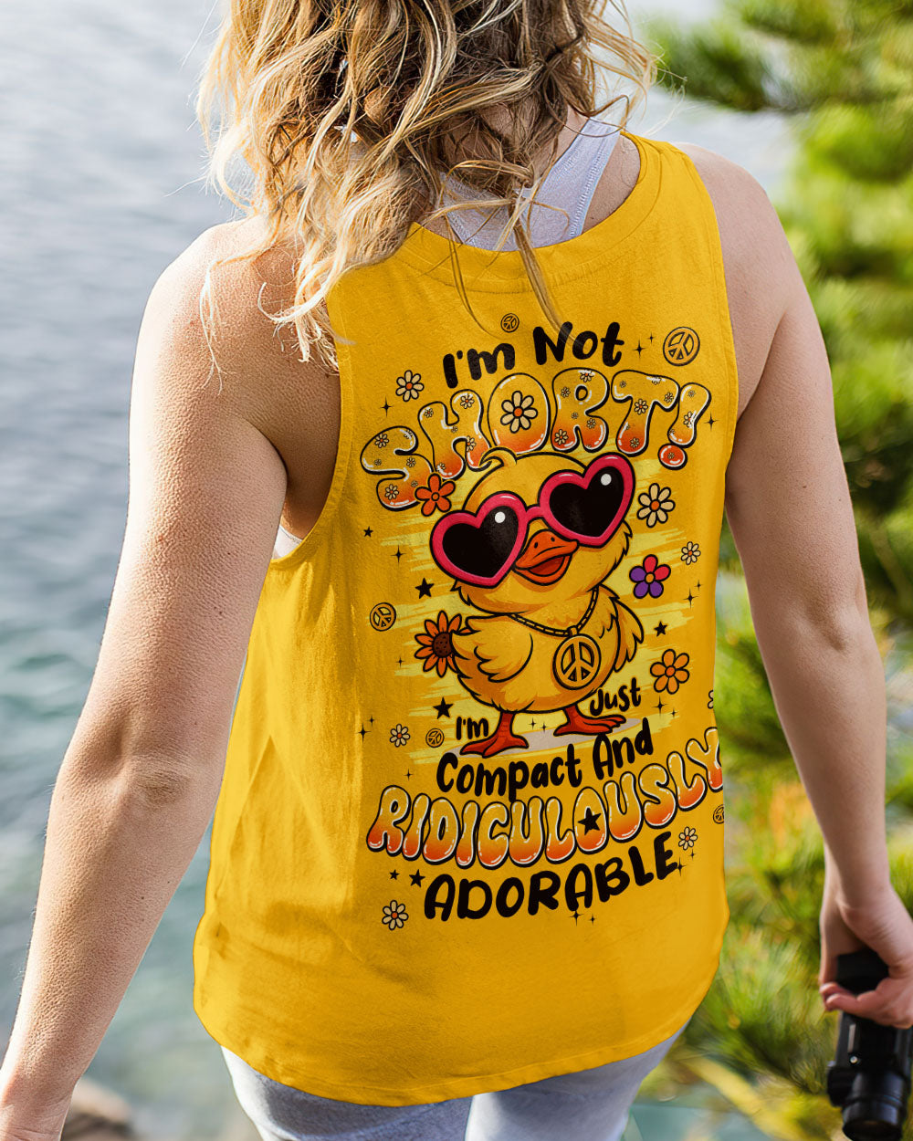 I'M NOT SHORT DUCK HIPPIE ALL OVER PRINT - TYPQ2506254