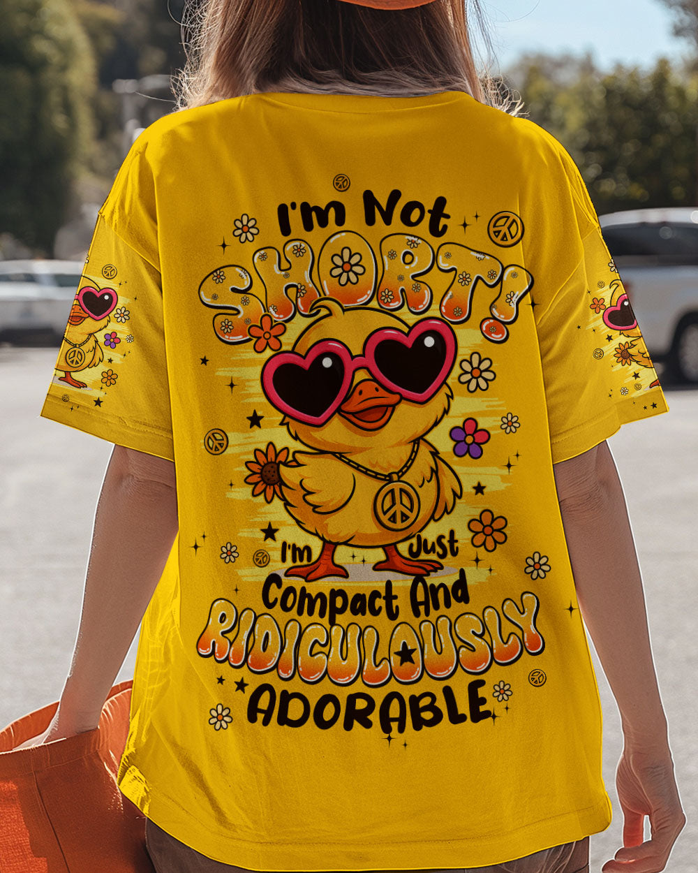 I'M NOT SHORT DUCK HIPPIE ALL OVER PRINT - TYPQ2506254
