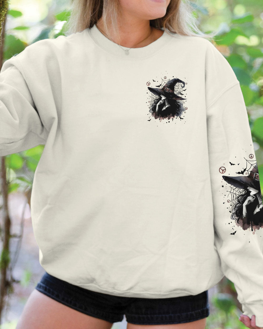 SOMETHING WICKED THIS WAY COMES HALLOWEEN WITCH ALL OVER PRINT - TYPQ2507252
