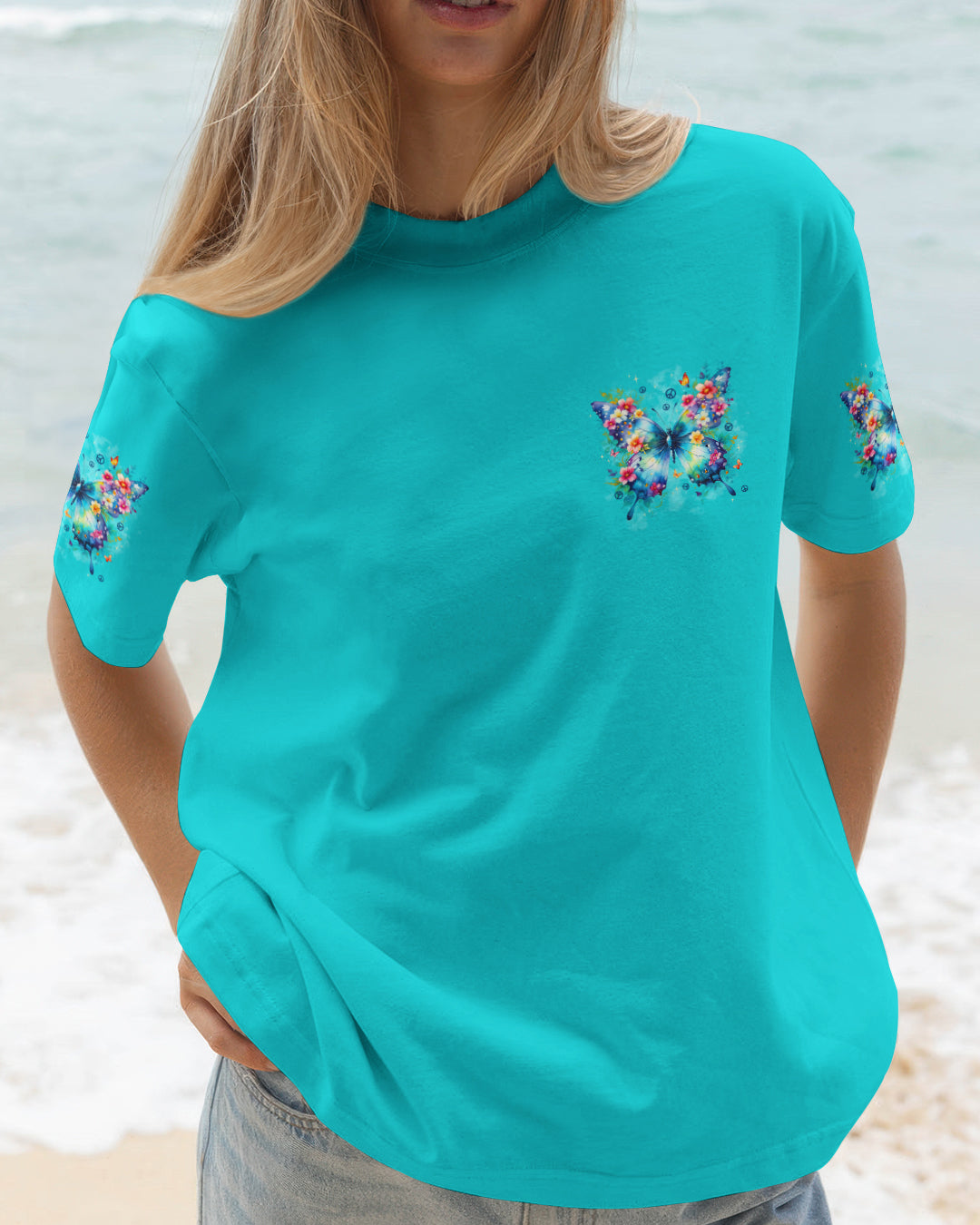 JUST BREATHE BUTTERFLY ALL OVER PRINT - TYPQ2512252