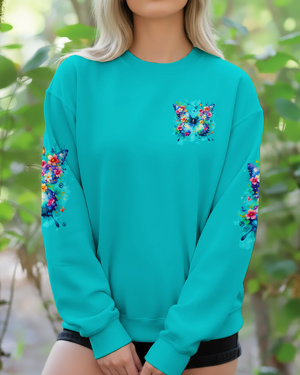 JUST BREATHE BUTTERFLY ALL OVER PRINT - TYPQ2512252