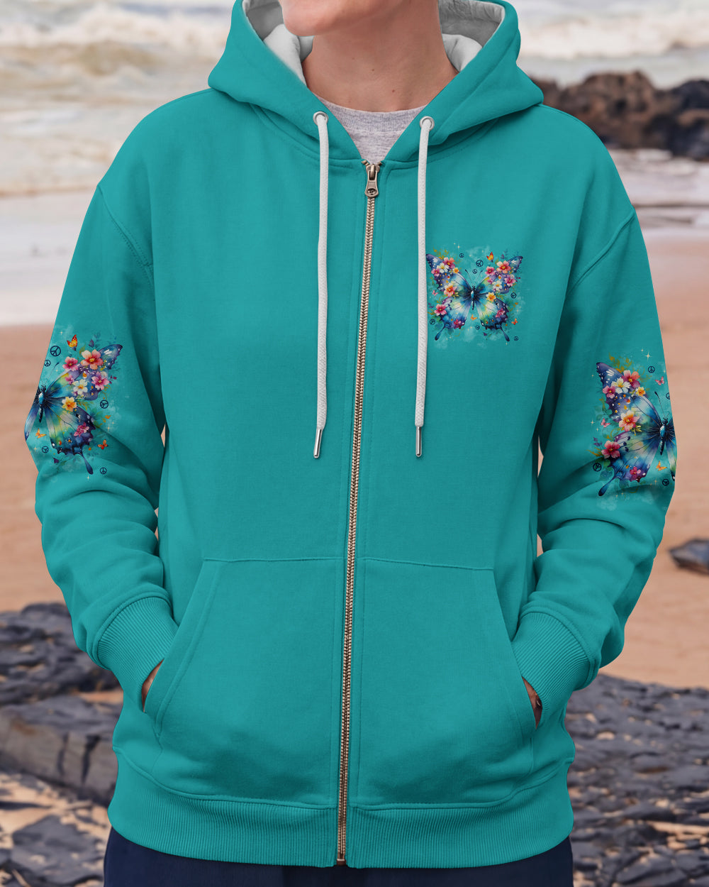 JUST BREATHE BUTTERFLY ALL OVER PRINT - TYPQ2512252