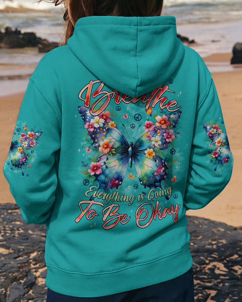 JUST BREATHE BUTTERFLY ALL OVER PRINT - TYPQ2512252