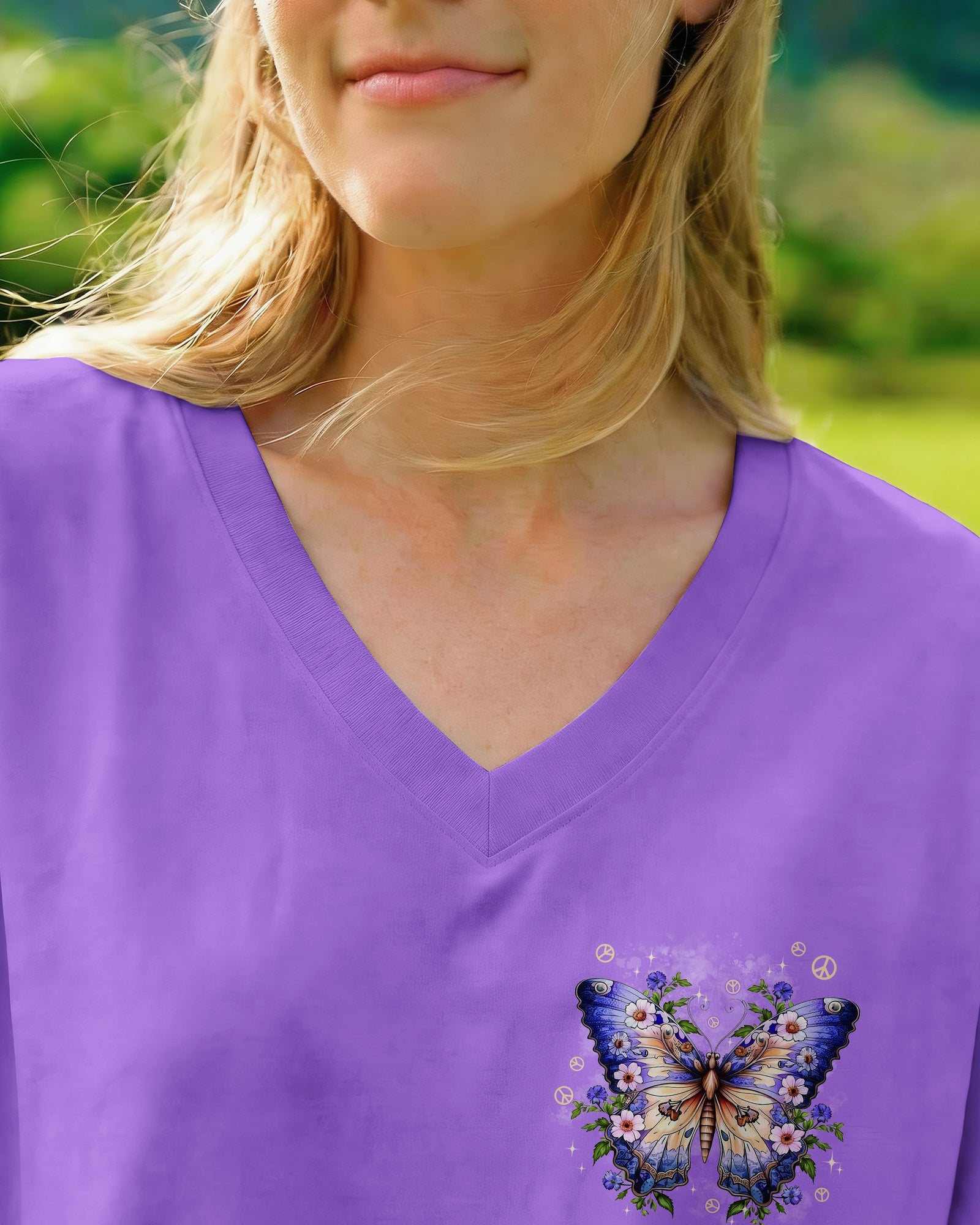 ALWAYS BELIEVE IN THE IMPOSSIBLE BUTTERFLY ALL OVER PRINT - TYPQ2601261
