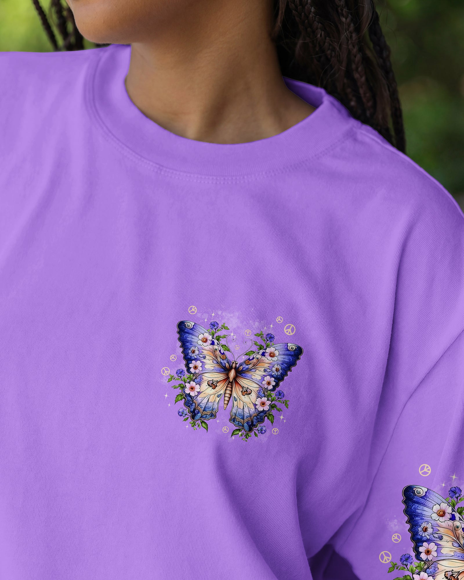 ALWAYS BELIEVE IN THE IMPOSSIBLE BUTTERFLY ALL OVER PRINT - TYPQ2601261