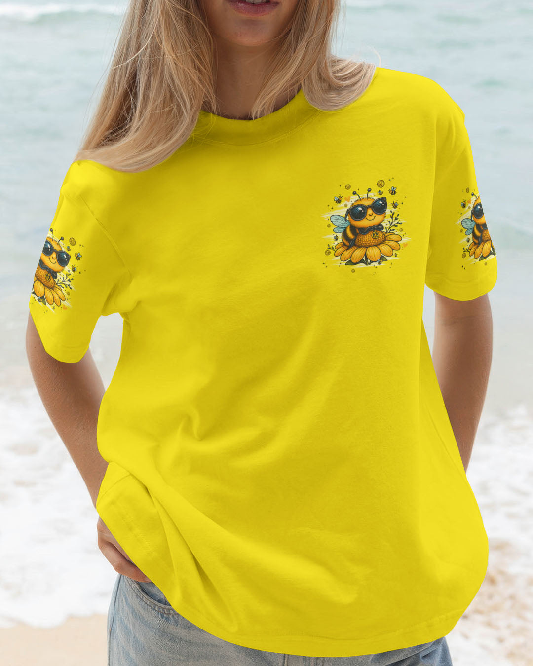 BEE KIND OR BUZZ OFF ALL OVER PRINT - TYPQ2606253