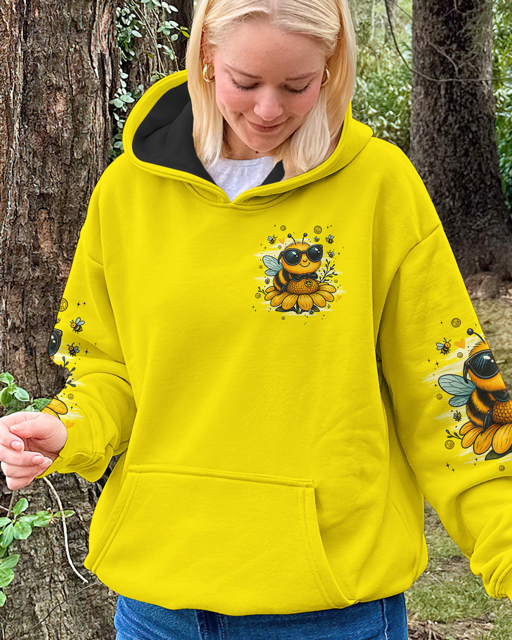 BEE KIND OR BUZZ OFF ALL OVER PRINT - TYPQ2606253