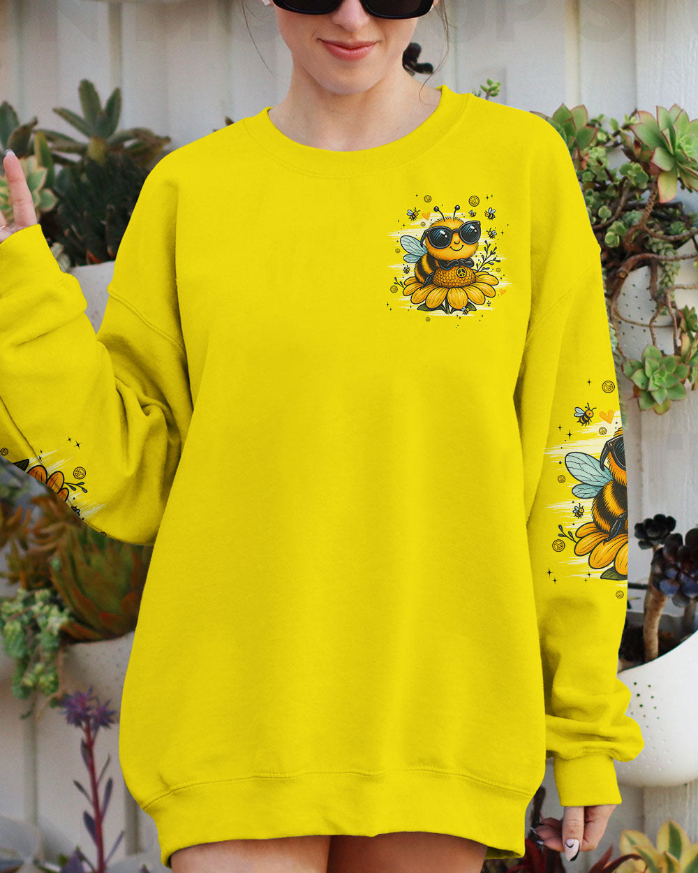 BEE KIND OR BUZZ OFF ALL OVER PRINT - TYPQ2606253