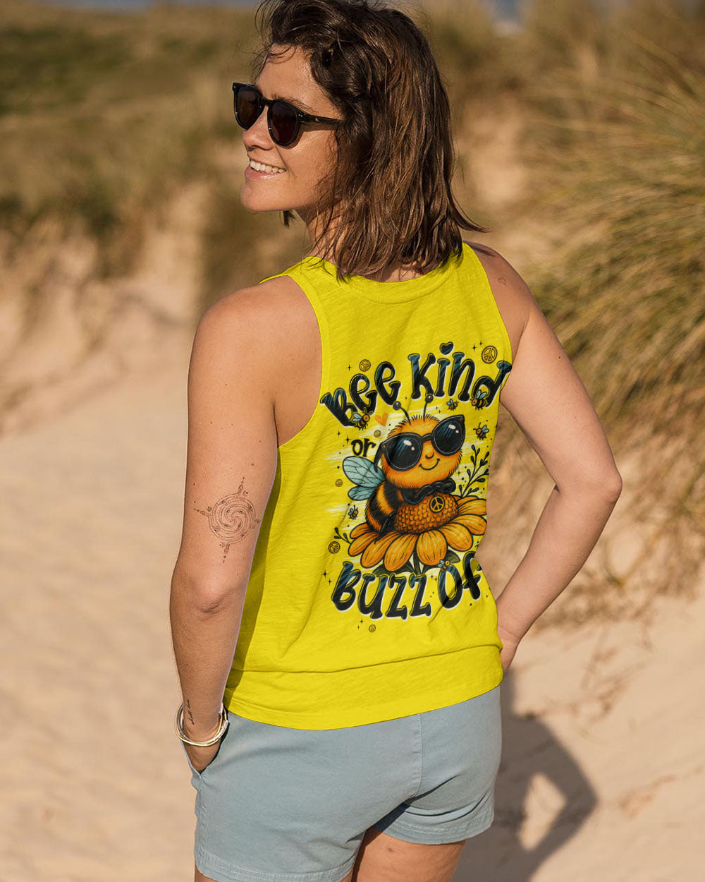 BEE KIND OR BUZZ OFF ALL OVER PRINT - TYPQ2606253