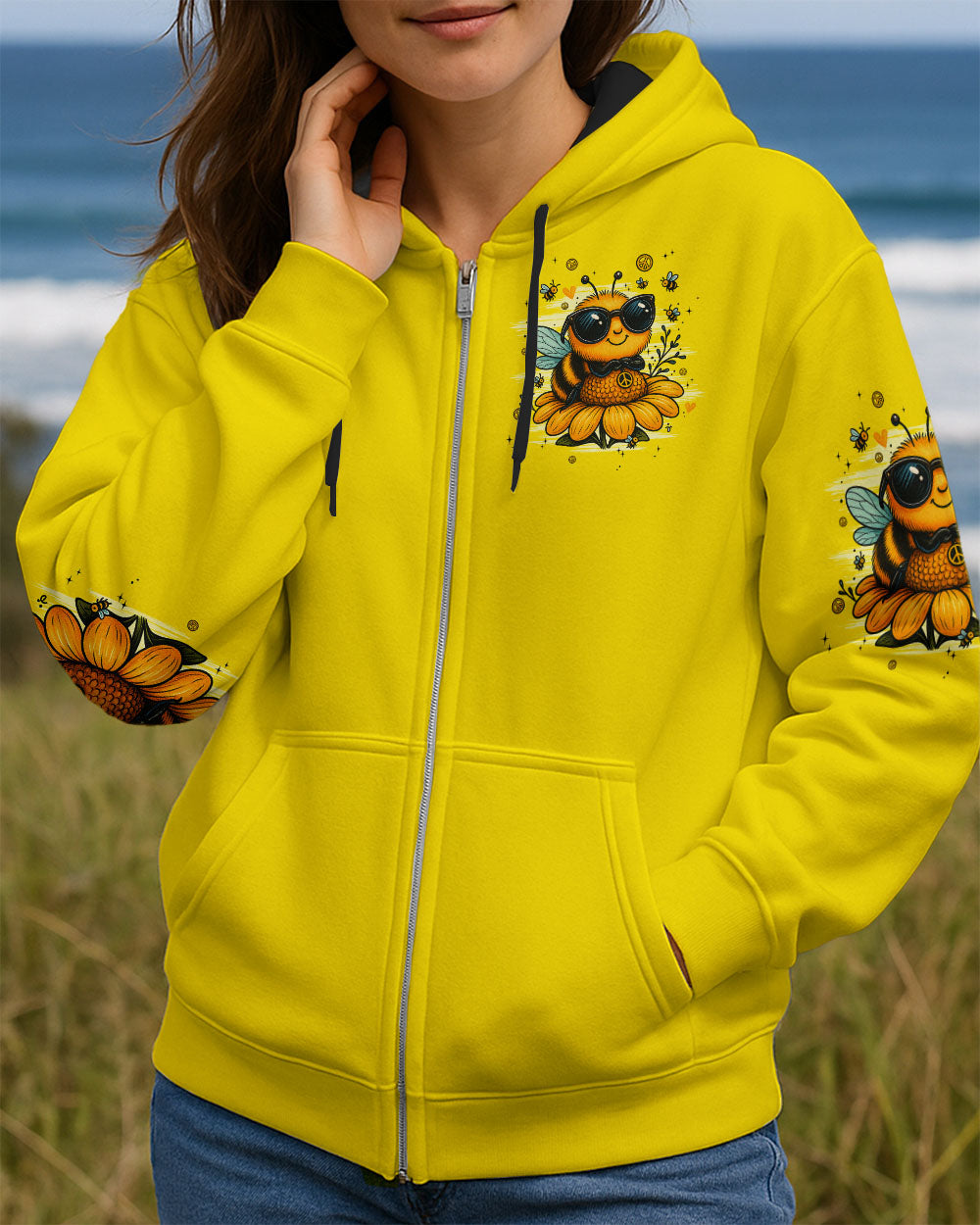 BEE KIND OR BUZZ OFF ALL OVER PRINT - TYPQ2606253