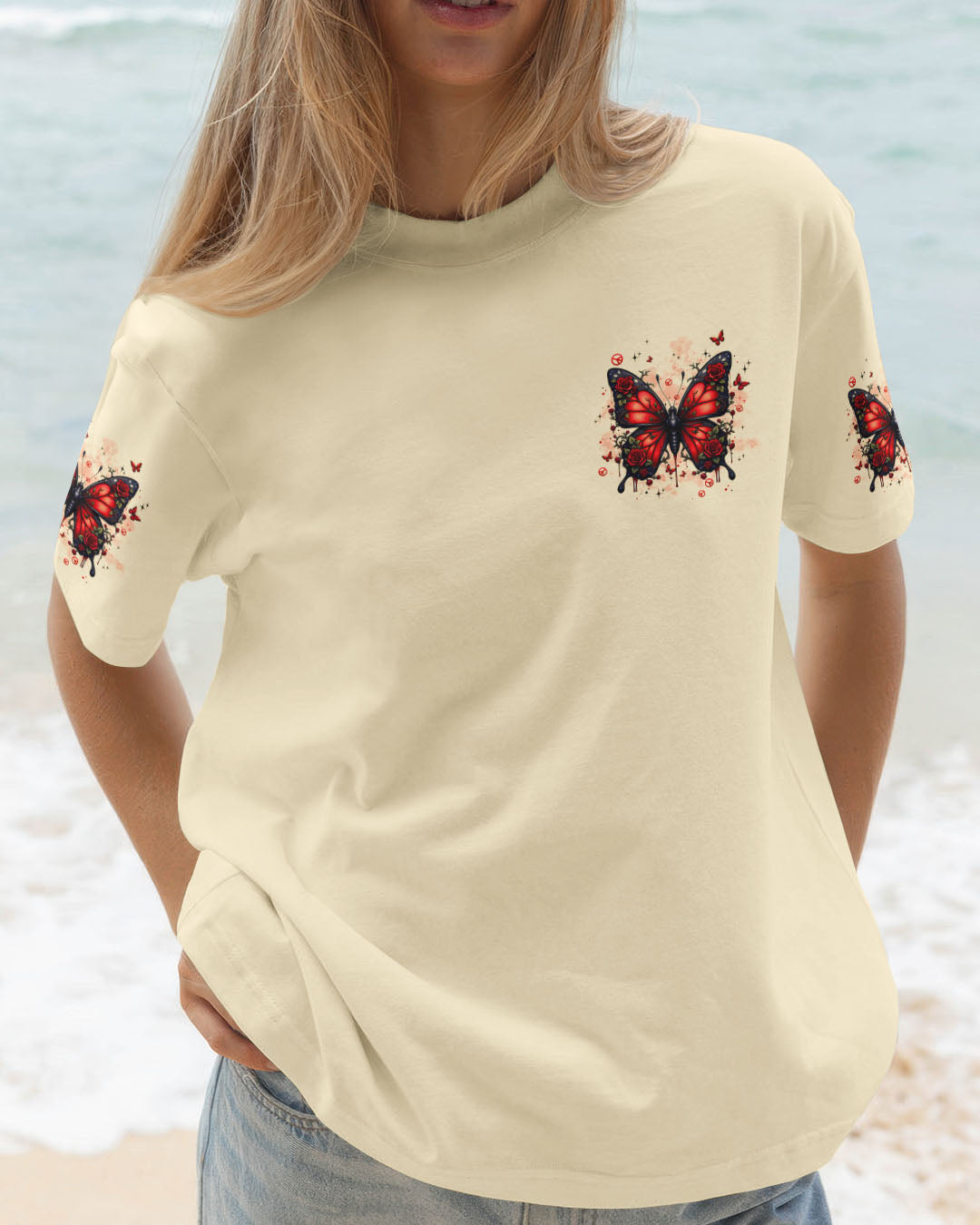 WHISPER WORDS OF WISDOM LET IT BE BUTTERFLY ALL OVER PRINT - TYPQ2607252