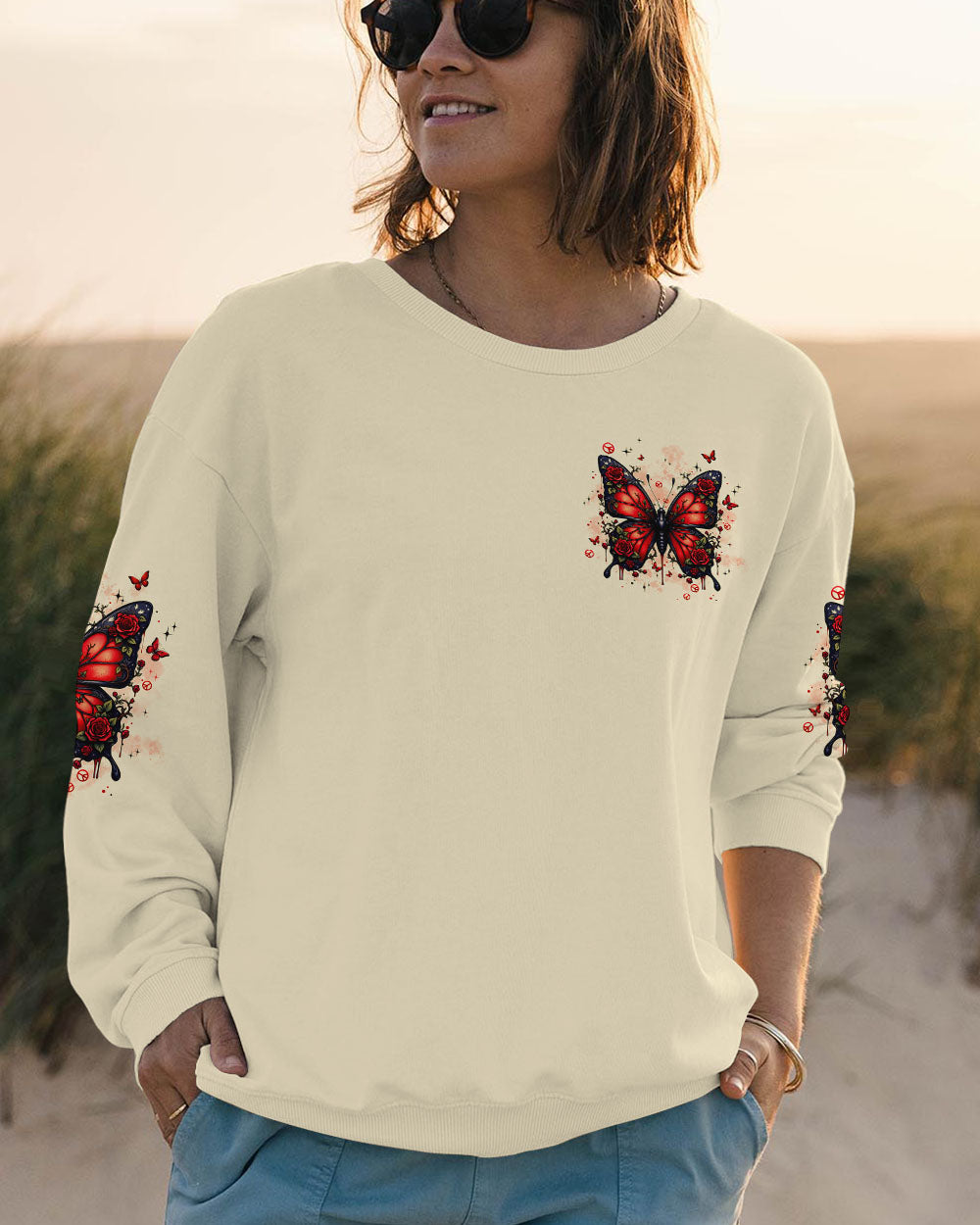WHISPER WORDS OF WISDOM LET IT BE BUTTERFLY ALL OVER PRINT - TYPQ2607252