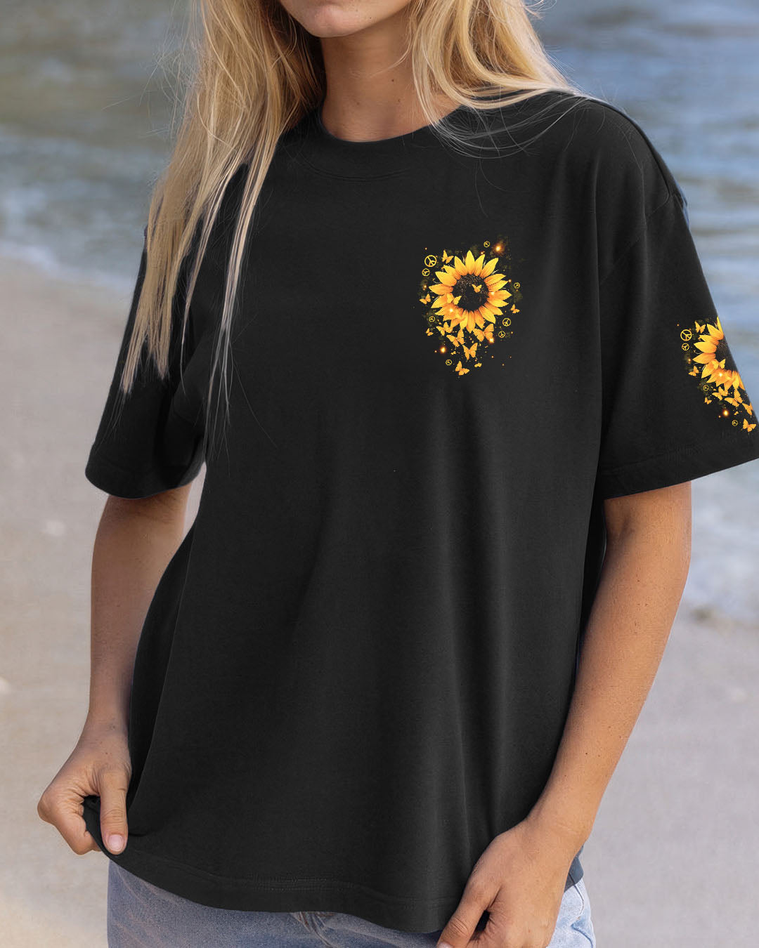 WHISPER WORDS OF WISDOM LET IT BE SUNFLOWER ALL OVER PRINT - TYPQ2609251