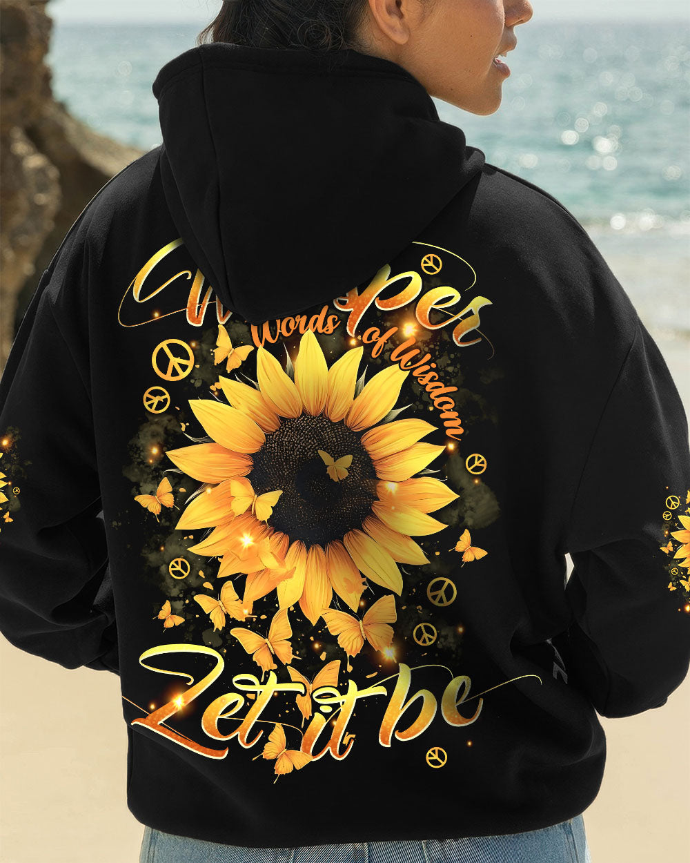 WHISPER WORDS OF WISDOM LET IT BE SUNFLOWER ALL OVER PRINT - TYPQ2609251