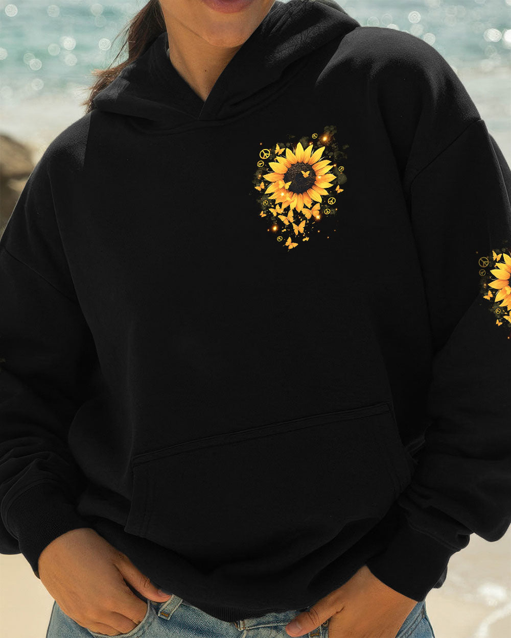 WHISPER WORDS OF WISDOM LET IT BE SUNFLOWER ALL OVER PRINT - TYPQ2609251