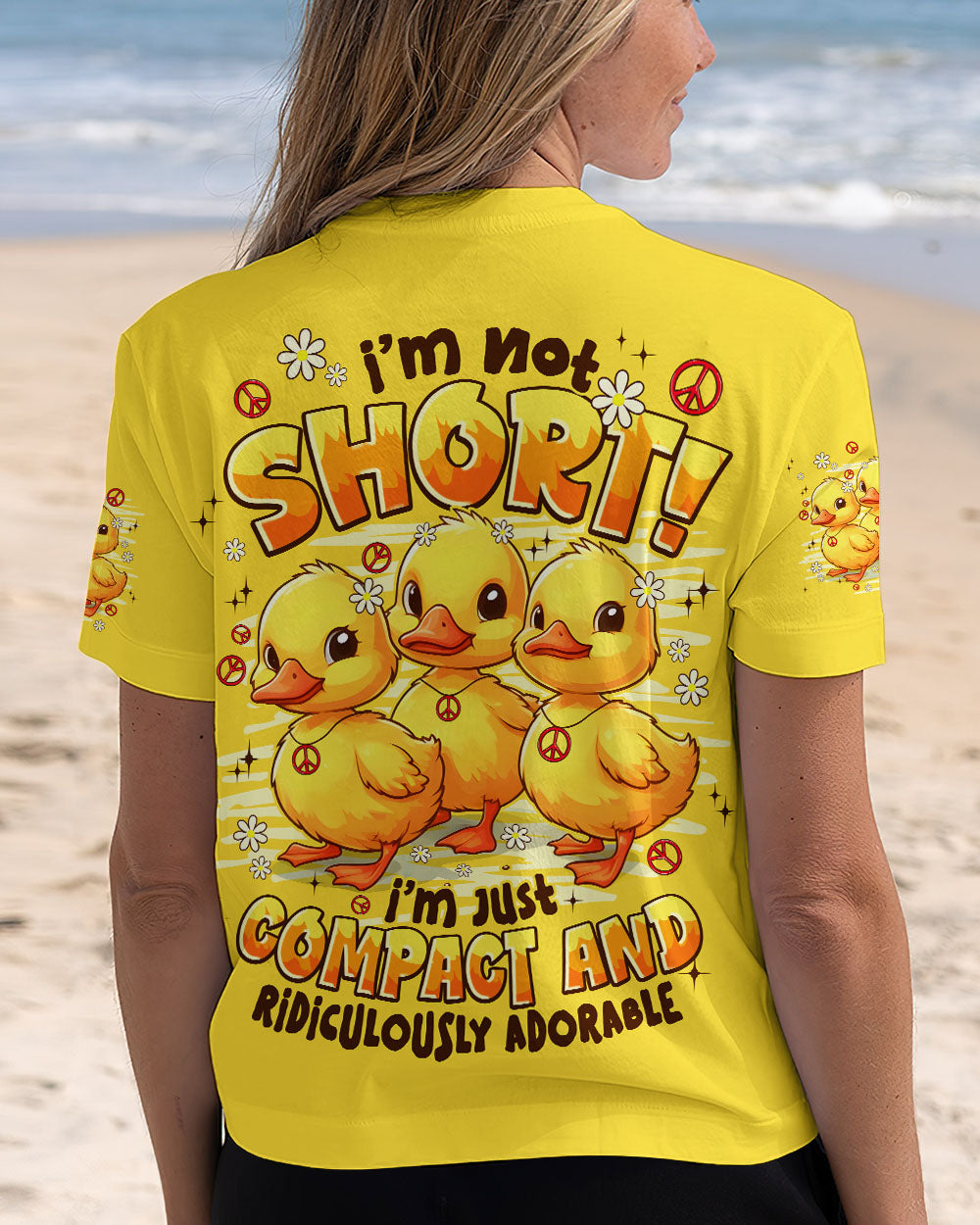 I'M NOT SHORT DUCKS ALL OVER PRINT - TYPQ2708252