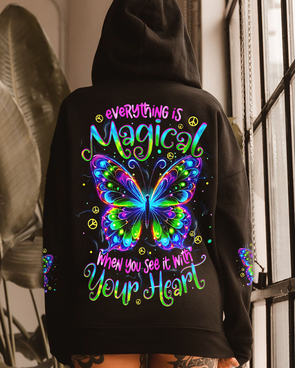 EVERYTHING IS MAGICAL BUTTERFLY ALL OVER PRINT - TYPQ2710251