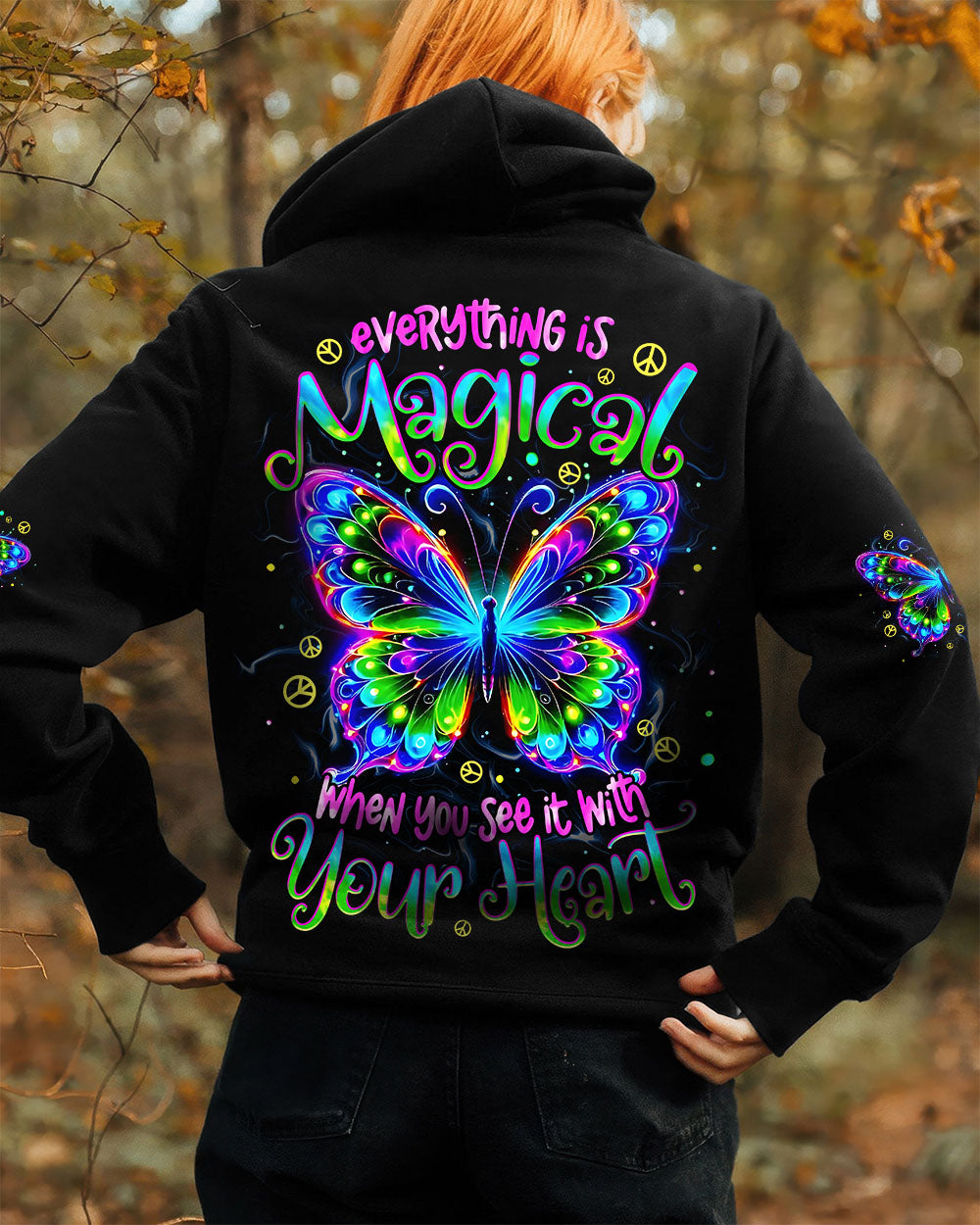 EVERYTHING IS MAGICAL BUTTERFLY ALL OVER PRINT - TYPQ2710251