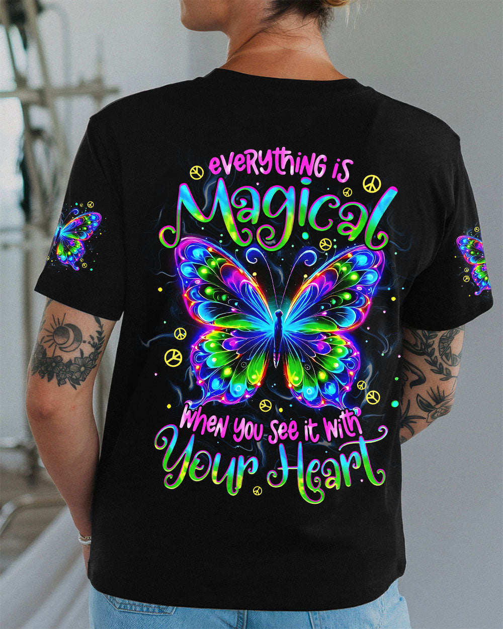 EVERYTHING IS MAGICAL BUTTERFLY ALL OVER PRINT - TYPQ2710251