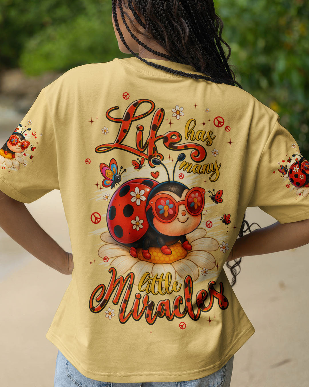 LIFE HAS MANY LITTLE MIRACLES LADYBUG ALL OVER PRINT - TYPQ2806251