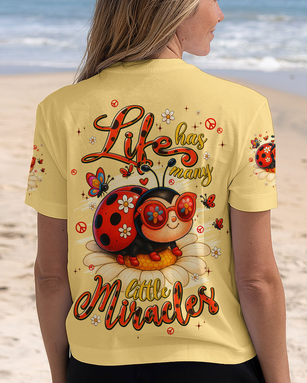 LIFE HAS MANY LITTLE MIRACLES LADYBUG ALL OVER PRINT - TYPQ2806251