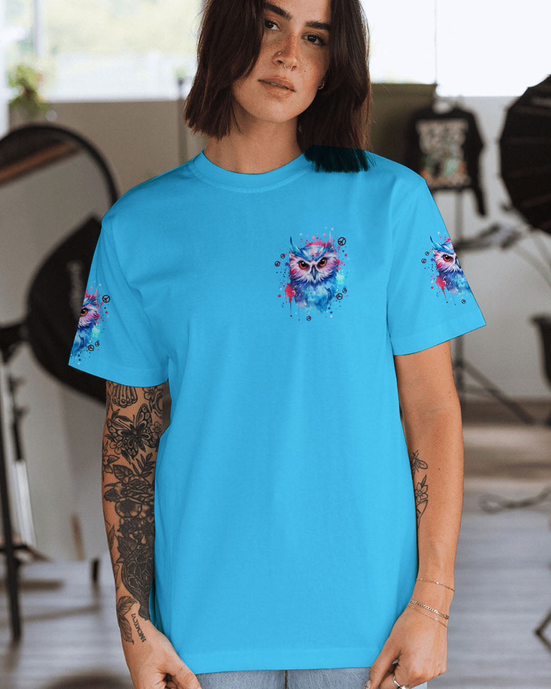 WHISPER WORDS OF WISDOM LET IT BE OWL ALL OVER PRINT - TYPQ2810251