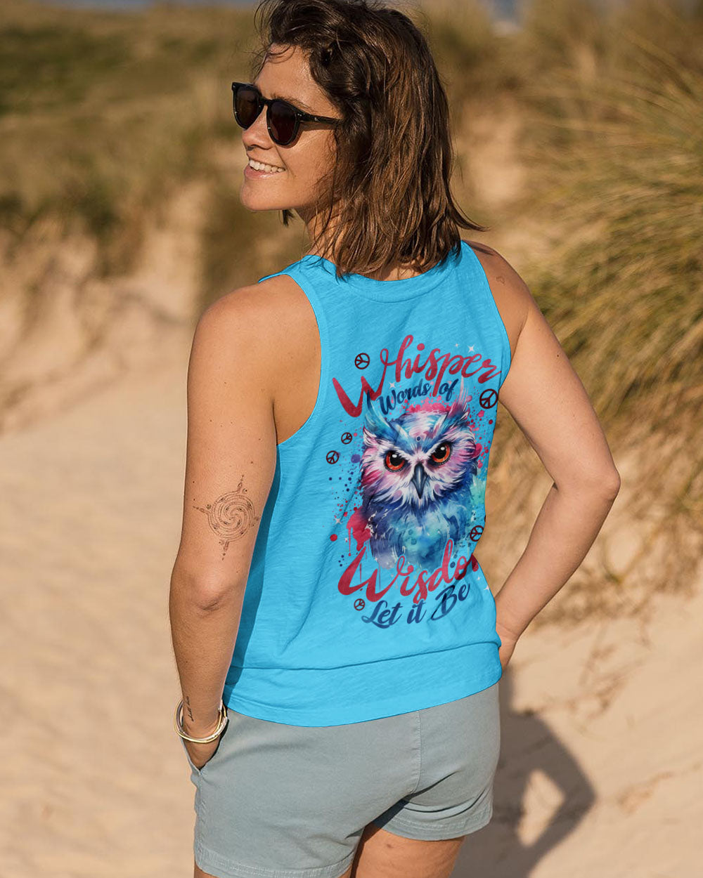 WHISPER WORDS OF WISDOM LET IT BE OWL ALL OVER PRINT - TYPQ2810251