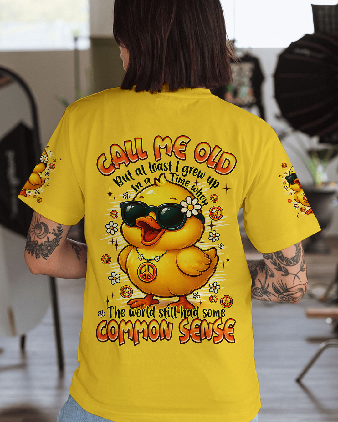 CALL ME OLD DUCK ALL OVER PRINT - TYPQ2908251
