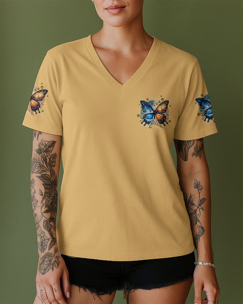 JUST BELIEVE BUTTERFLY ALL OVER PRINT - TYPQ2910251