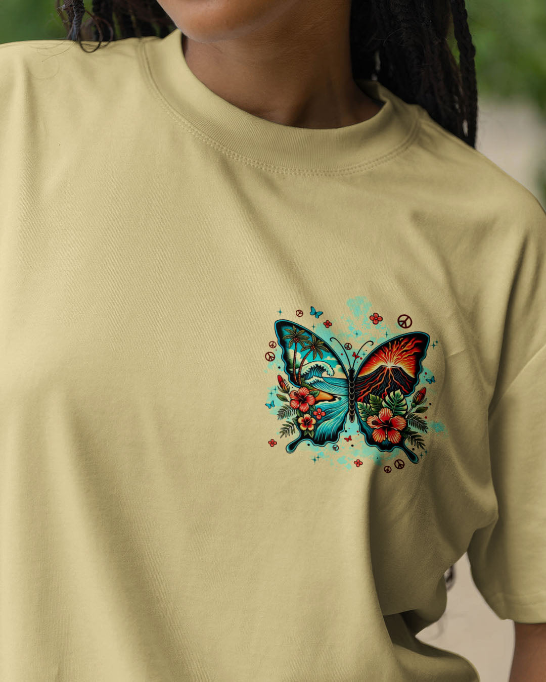 JUST BELIEVE BUTTERFLY ALL OVER PRINT - TYPQ3007251