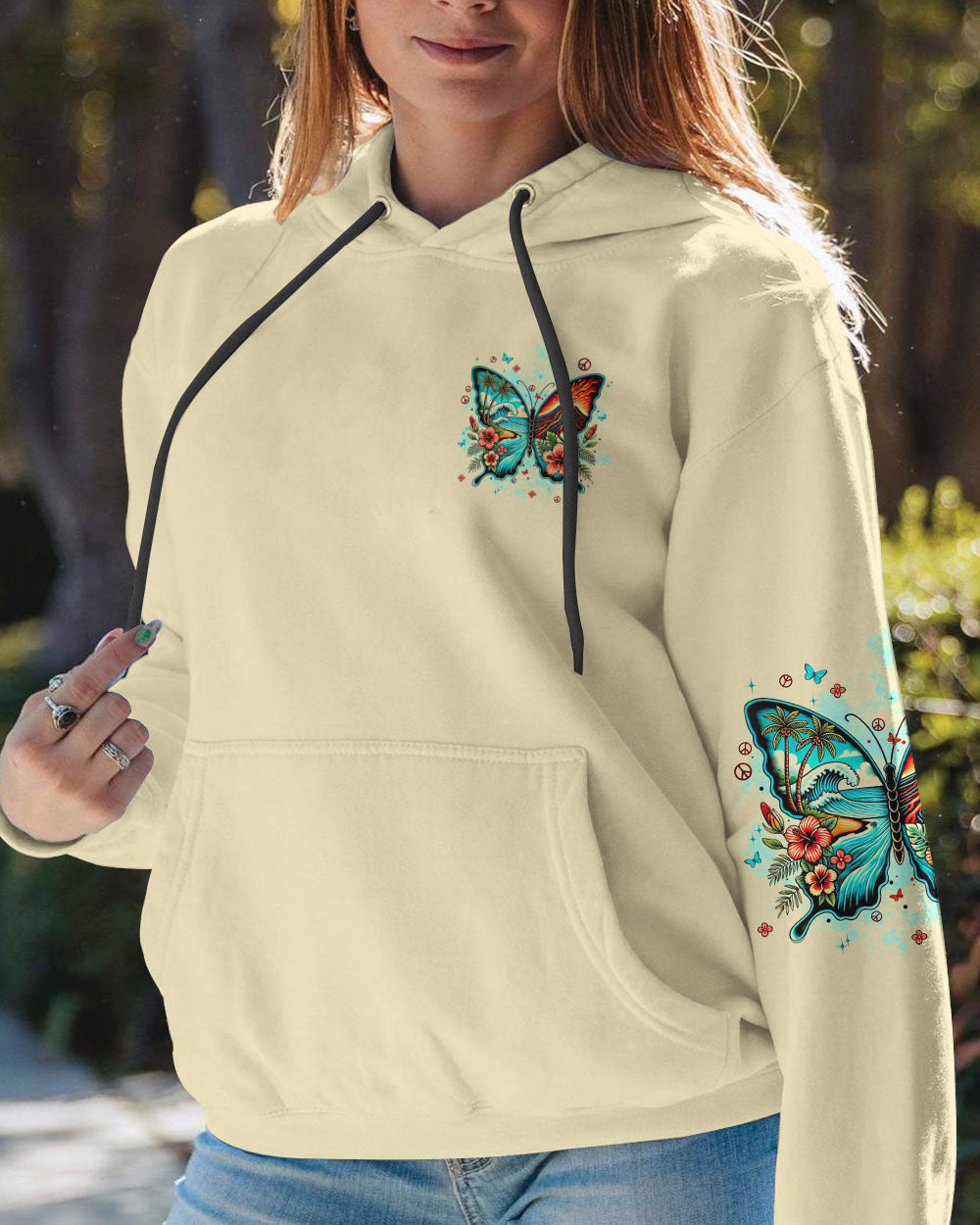 JUST BELIEVE BUTTERFLY ALL OVER PRINT - TYPQ3007251