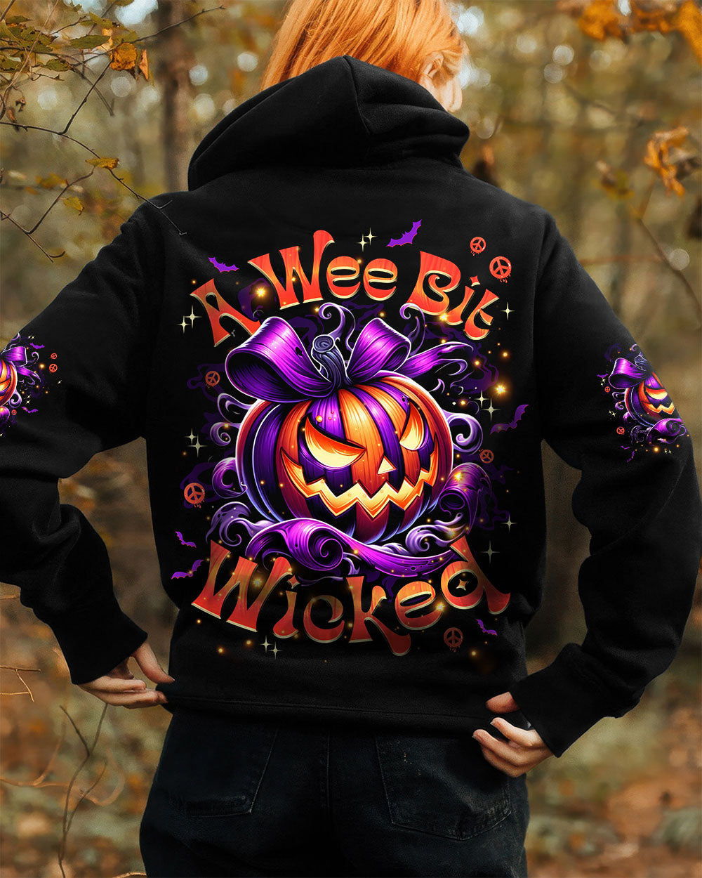 A WEE BIT WICKED PUMPKIN HALLOWEEN ALL OVER PRINT - TYPQ3107251