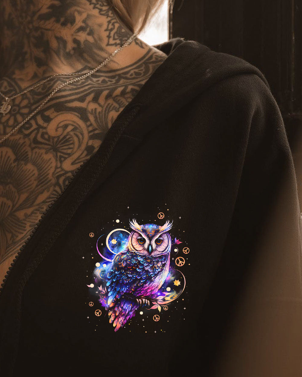 HELLO DARKNESS MY OLD FRIEND OWL ALL OVER PRINT - TYPQ3110251